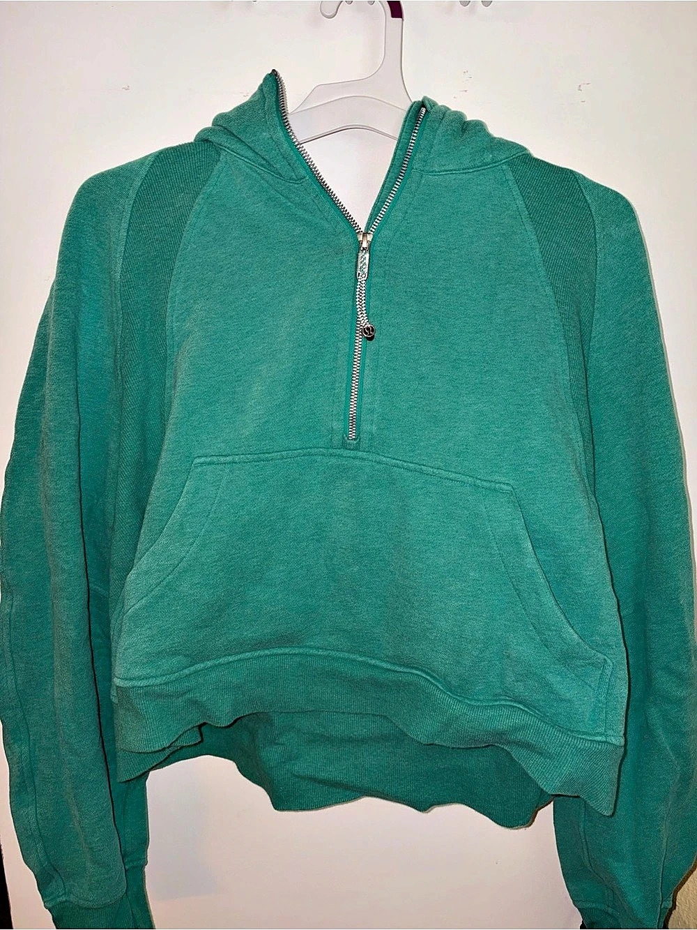 Lululemon Scuba Oversized Half-Zip Hoodie Teal
